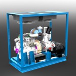 3D CAD Modell des KWK Druckluft+ Anlage